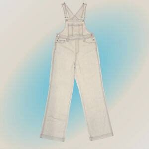 Universal Thread Women's Light Gray Denim Overalls